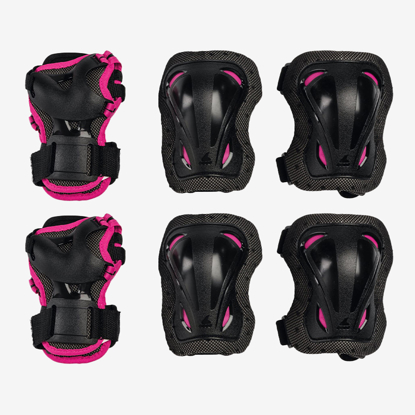 ROLLERBLADE otr ščitnik set 069P0300 7Y9 SKATE GEAR 3 PACK black pink