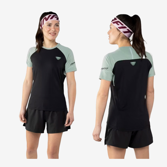 DYNAFIT ž majica 70965 0914 ALPINE PRO SHORT SLEEVE SHIRT black out jadelite