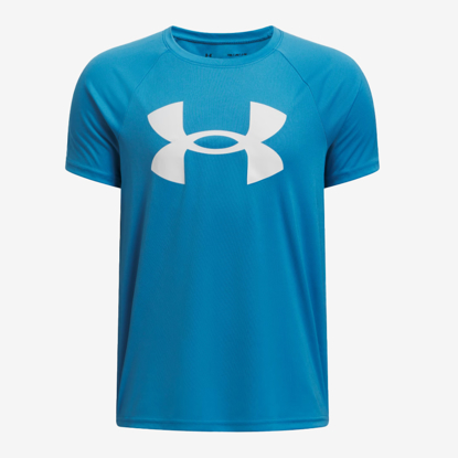 UNDER ARMOUR otr majica 1363283-453 TECH BIG LOGO SHORT SLEEVE ether blue white