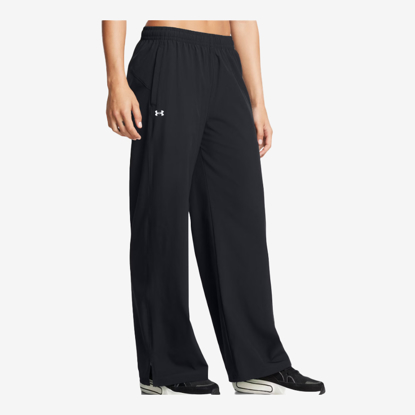 UNDER ARMOUR ž hlače 1386453-001 RIVAL WIDE LEG PANTS black