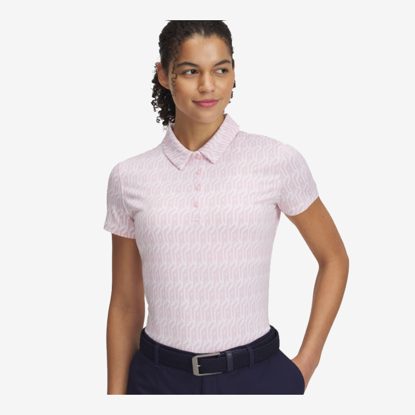 UNDER ARMOUR ž golf majica 1387148-647 PLAYOFF 3.0 POLO PRINTED prime pink white