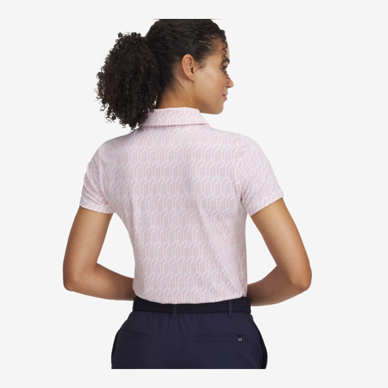 UNDER ARMOUR ž golf majica 1387148-647 PLAYOFF 3.0 POLO PRINTED prime pink white