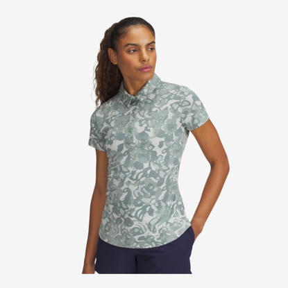 UNDER ARMOUR ž golf majica 1387148-348 PLAYOFF 3.0 POLO PRINTED silica green white