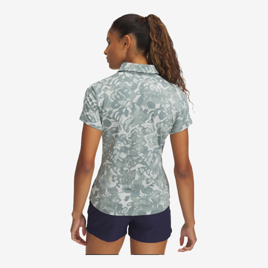UNDER ARMOUR ž golf majica 1387148-348 PLAYOFF 3.0 POLO PRINTED silica green white