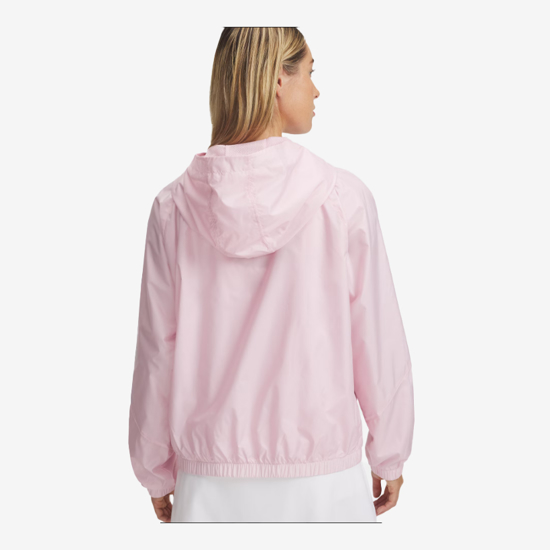 UNDER ARMOUR ž jakna 1382698-647 UA RIVAL SPORT WINDBREAK prime pink white