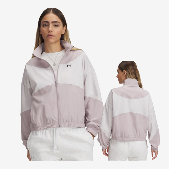 UNDER ARMOUR ž jakna 1389631-009 RIVAL WOVEN JACKET gray dawn graw matter