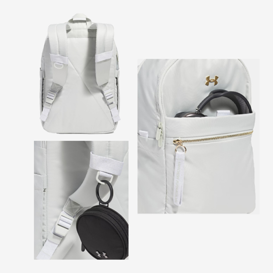 UNDER ARMOUR nahrbtnik 1384675-377 STUDIO CAMPUS BACKPACK hydro green metallic gold