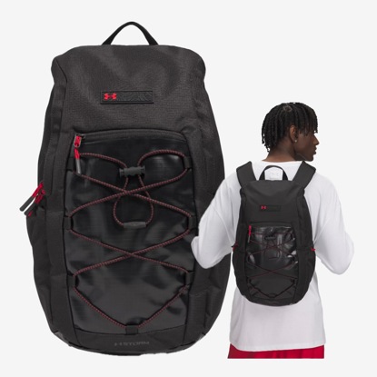 UNDER ARMOUR nahrbtnik 1388933-001 SUMMIT TRAIL BACKPACK black red