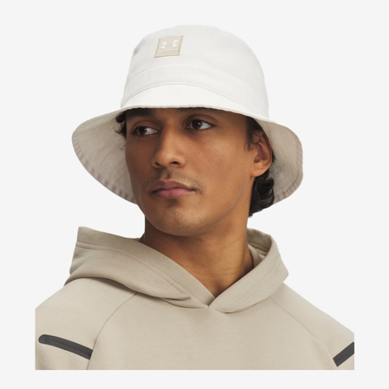UNDER ARMOUR klobuk 1376704-114 BRANDED BUCKET HAT white quartz white