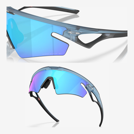 OAKLEY športna očala 9499-03 SPHAERA SLASH matte transparent Stonewash Prizm Sapphire Polarized