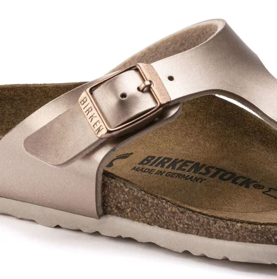 BIRKENSTOCK natikači 1012525 GIZEH KIDS -regular- electric metallic copper