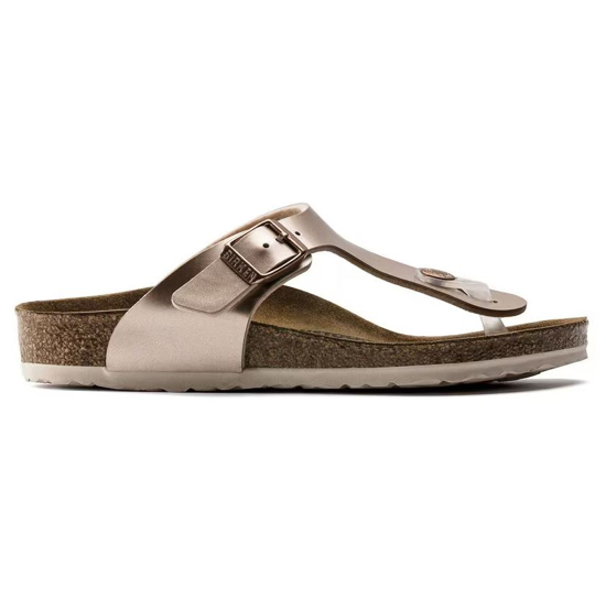 BIRKENSTOCK natikači 1012525 GIZEH KIDS -regular- electric metallic copper