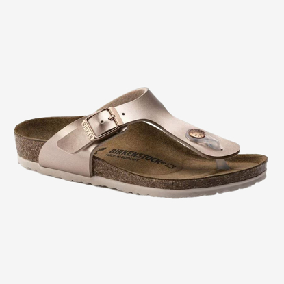 BIRKENSTOCK natikači 1012525 GIZEH KIDS -regular- electric metallic copper