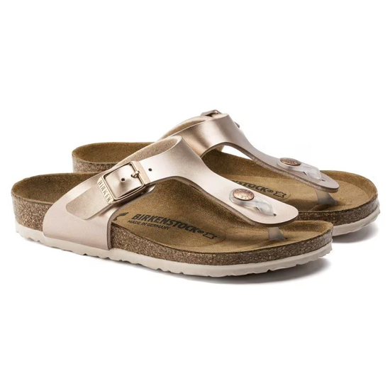 BIRKENSTOCK natikači 1012525 GIZEH KIDS -regular- electric metallic copper