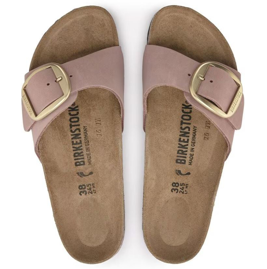 BIRKENSTOCK natikači 1024039 MADRID BIG BUCKLE - narrow - old rose
