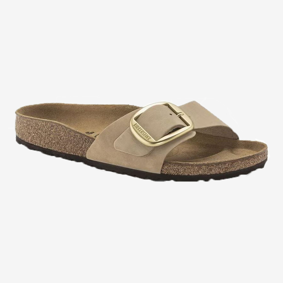 BIRKENSTOCK natikači 1024009 MADRID BIG BUCKLE -narrow - sandcastle