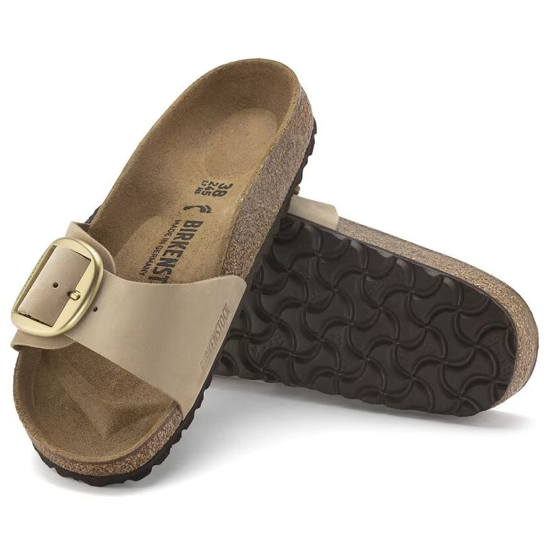 BIRKENSTOCK natikači 1024009 MADRID BIG BUCKLE -narrow - sandcastle