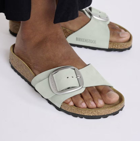 BIRKENSTOCK natikači 1029293 MADRID BIG BUCKLE - narrow - pure sage
