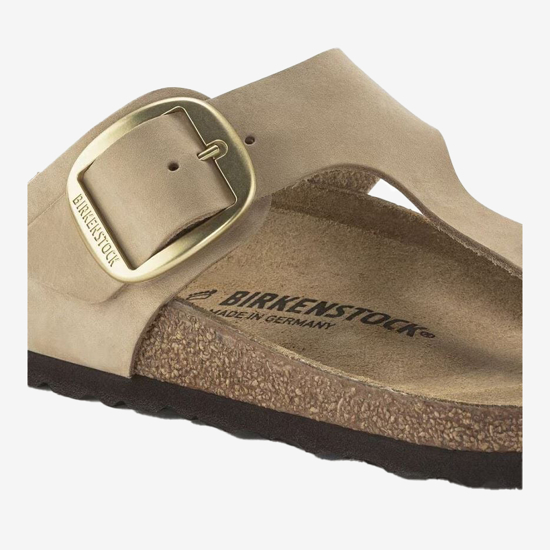 BIRKENSTOCK natikači 1023966 GIZEH BIG BUCKLE  -regular- sandcastle