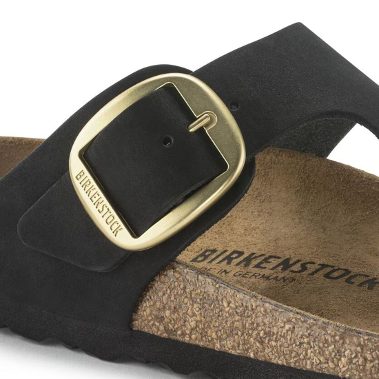 BIRKENSTOCK natikači 1024019 GIZEH BIG BUCKLE  -regular- black