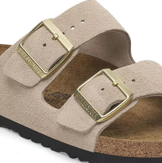 BIRKENSTOCK natikači 1029260 ARIZONA -narrow-  sandcastle