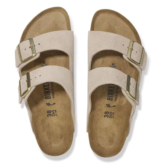 BIRKENSTOCK natikači 1029260 ARIZONA -narrow-  sandcastle