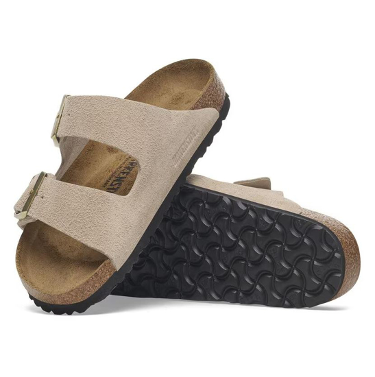 BIRKENSTOCK natikači 1029260 ARIZONA -narrow-  sandcastle