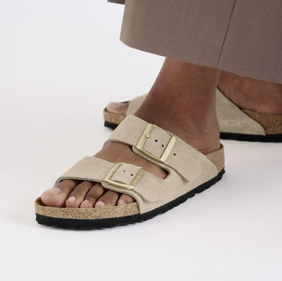 BIRKENSTOCK natikači 1029260 ARIZONA -narrow-  sandcastle