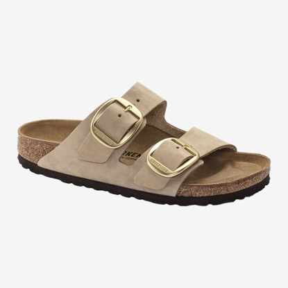 BIRKENSTOCK natikači 1024064 ARIZONA BIG BUCKLE -narrow- sandcastle