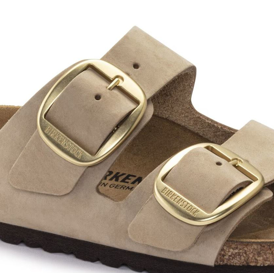 BIRKENSTOCK natikači 1024064 ARIZONA BIG BUCKLE -narrow- sandcastle