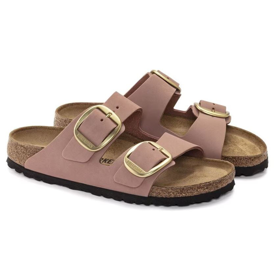 BIRKENSTOCK natikači 1024074 ARIZONA BIG BUCKLE -narrow- old rose