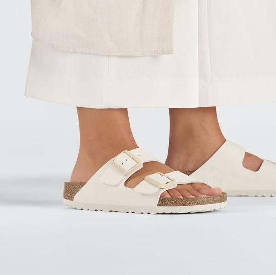 BIRKENSTOCK natikači 1027339 ARIZONA - narrow - eggshell