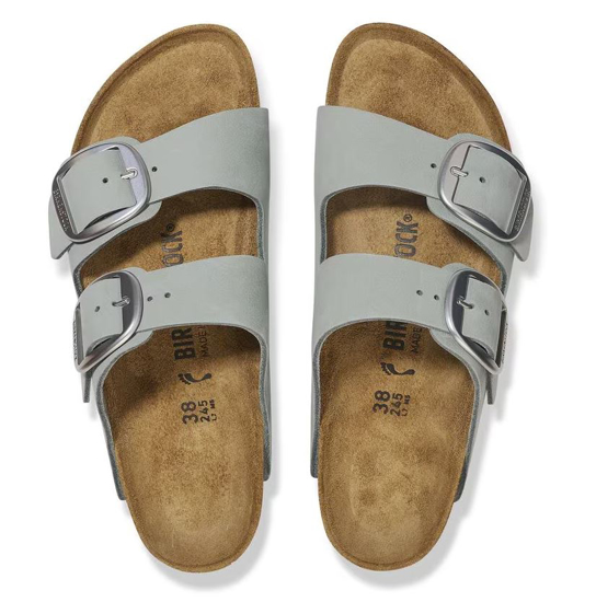 BIRKENSTOCK natikači 1029311 ARIZONA BIG BUCKLE -narrow- pure sage