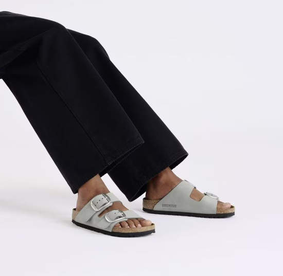 BIRKENSTOCK natikači 1029311 ARIZONA BIG BUCKLE -narrow- pure sage