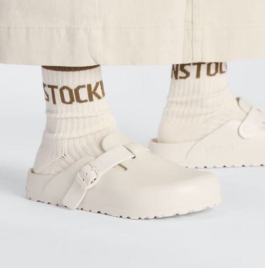 BIRKENSTOCK natikači 1027381 BOSTON EVA - regular - eggshell
