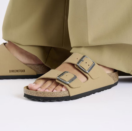 BIRKENSTOCK natikači 1029151 ARIZONA  -narrow-  latte cream