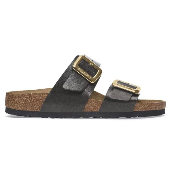 BIRKENSTOCK natikači 1029457 1029492 SYDNEY LUXE BUCKLE -narrow- graceful licorice