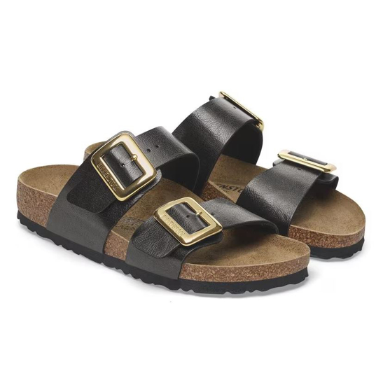 BIRKENSTOCK natikači 1029457 1029492 SYDNEY LUXE BUCKLE -narrow- graceful licorice