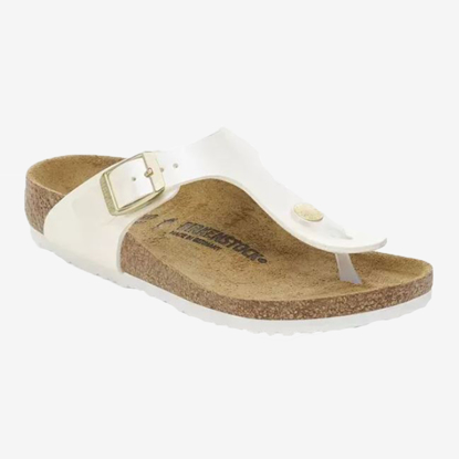 BIRKENSTOCK natikači 1029851 GIZEH KIDS -regular- electric metallic pearl