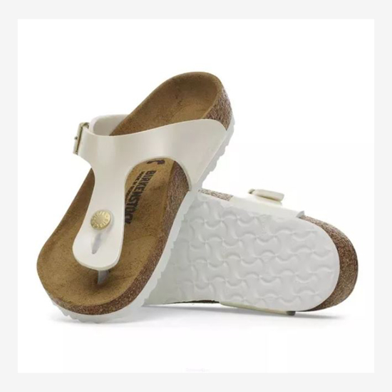 BIRKENSTOCK natikači 1029851 GIZEH KIDS -regular- electric metallic pearl