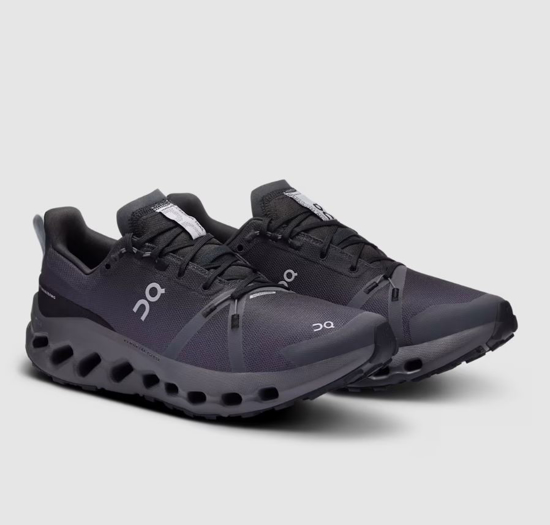 On m trail copati 3ME10270106 CLOUDSURFER TRAIL WATERPROOF black eclipse