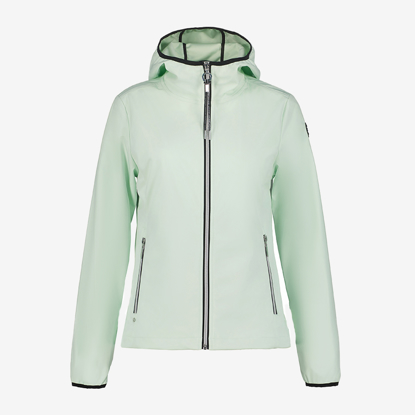 LUHTA ž softshell 7 37439374L 501 INNOLA pastel green