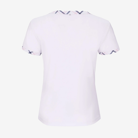 	FILA ž tenis majica FBL251321 0515 YAMILA white check comb