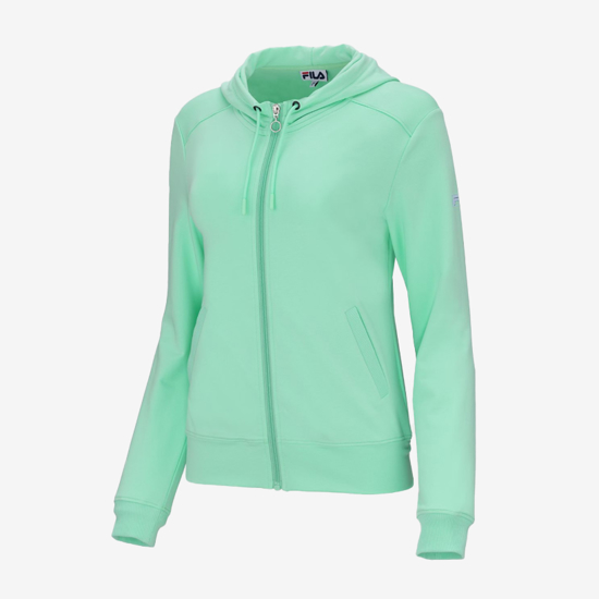 FILA ž jopica FLE251012 4300 SWEATJACKET SKARE ice green