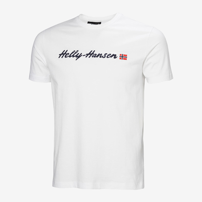 HELLY HANSEN m majica 54599 001 CORE GRAPHIC T-SHIRT 2.0 white
