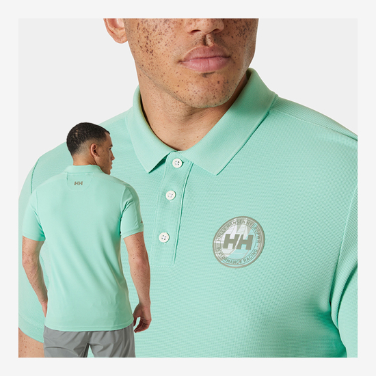 HELLY HANSEN m polo majica 34496 416 RACE POLO lagoon