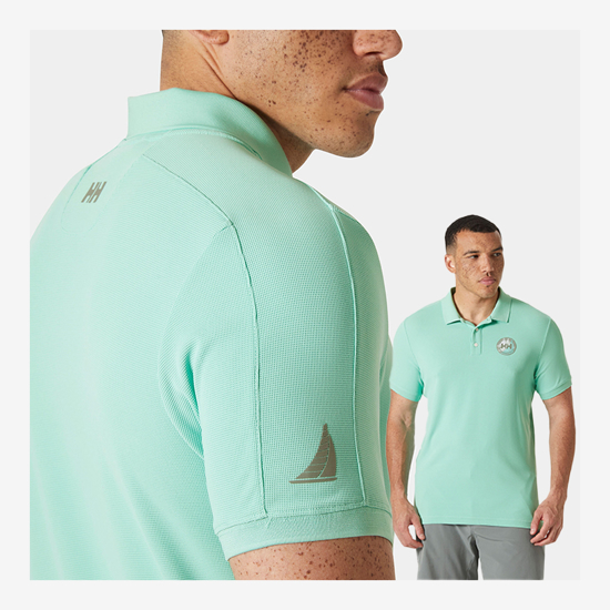 HELLY HANSEN m polo majica 34496 416 RACE POLO lagoon