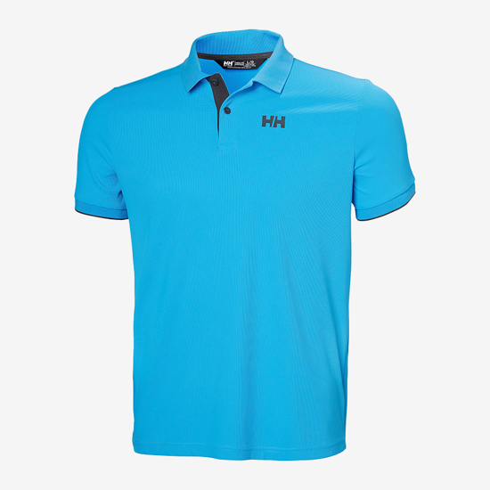 HELLY HANSEN m polo majica 34367 645 OCEAN POLO 2.0 cyan
