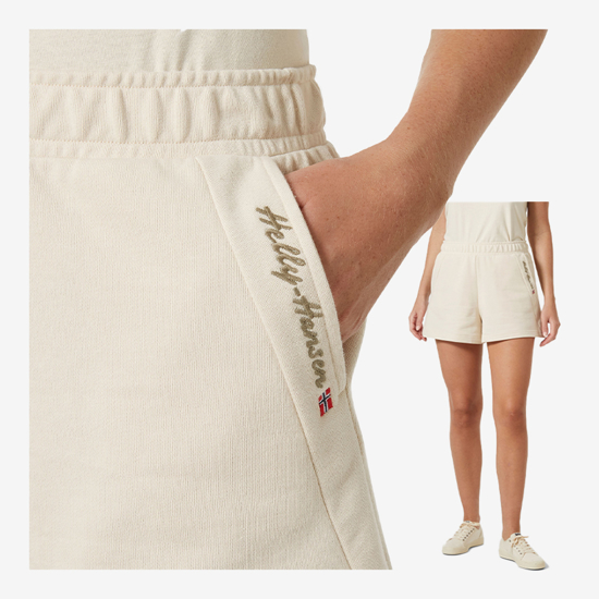 HELLY HANSEN ž hlače 54081 034 CORE SWEAT SHORT cream