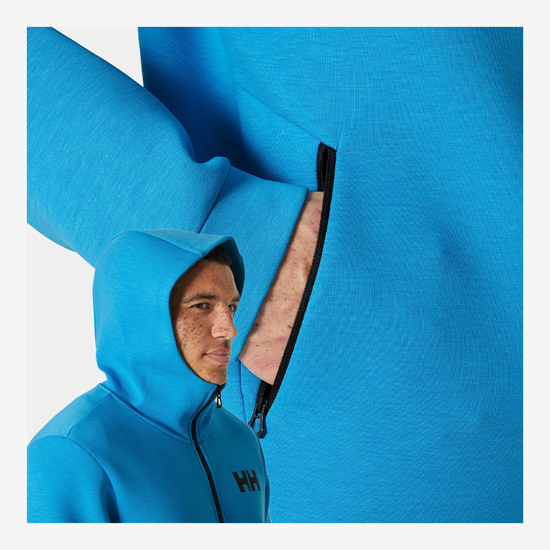 HELLY HANSEN m jopica 34264 645 HP OCEAN SAILING FULL-ZIP JACKET 2.0 cyan